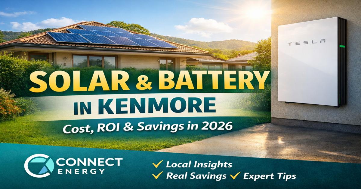 Solar battery Kenmore system installation in Brisbane homes