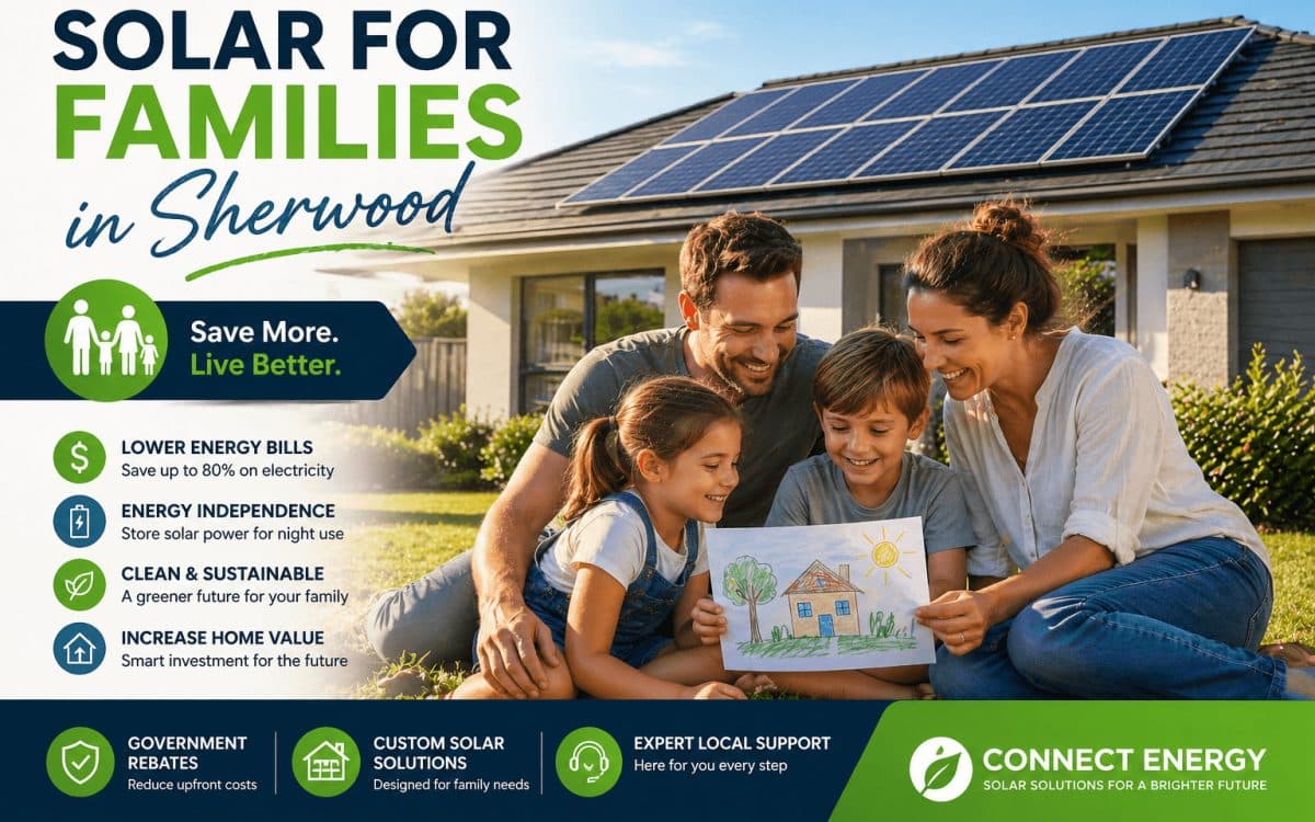 Solar for families Sherwood residential home rooftop solar panels