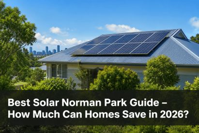Solar Norman Park installation on modern residential home in Brisbane